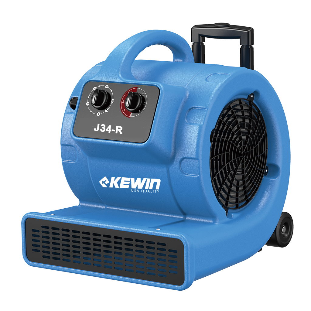 Quạt thổi sàn hơi nóng 3 cấp độ Kewin J34-R Quạt thổi sàn hơi nóng 3 cấp độ Kewin J34-R